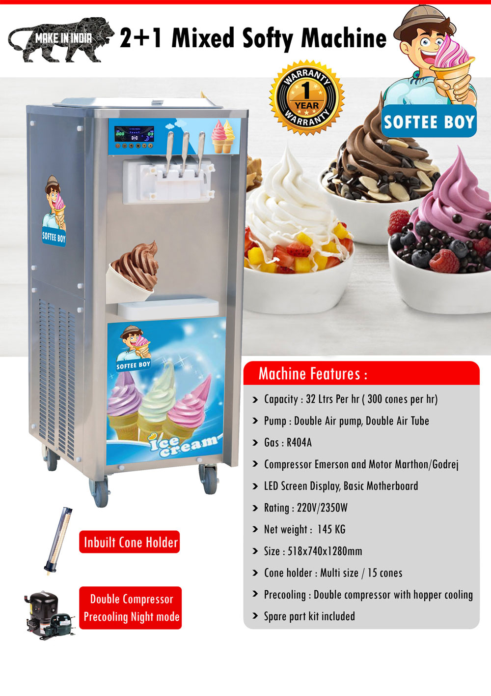 Softy / Yogurt ice cream machines