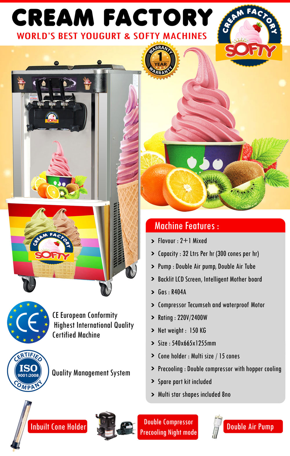 Softy / Yogurt ice cream machines